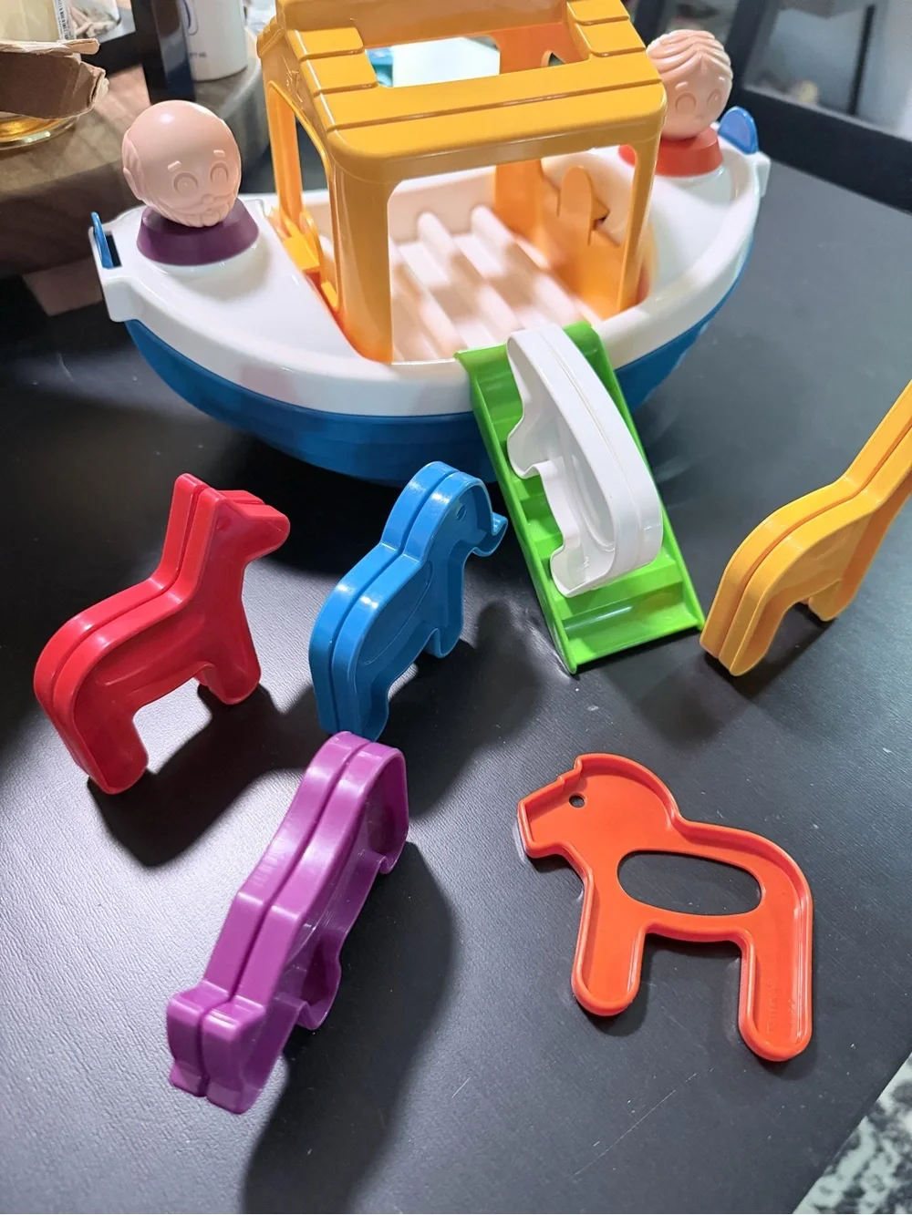 Tupperware Noah's Ark Toy Set - Blue, Yellow, White